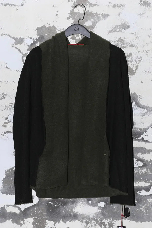 m.a+ folding pocket hooded loose jacket JU323L-JMKC black/green